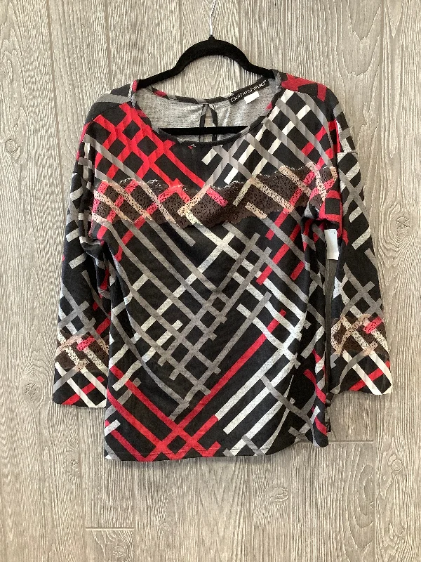 Top Long Sleeve By Clothes Mentor In Plaid Pattern, Size: S