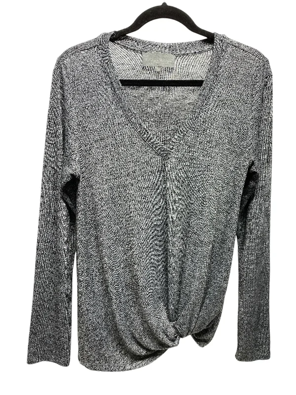 Top Long Sleeve By Sunday In Brooklyn In Grey, Size: S