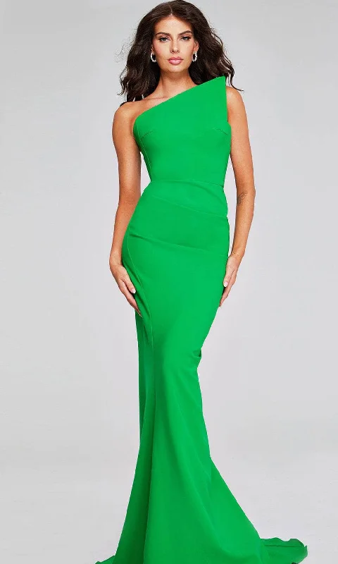 Jovani 40301 - Strapless One Shoulder Evening Dress