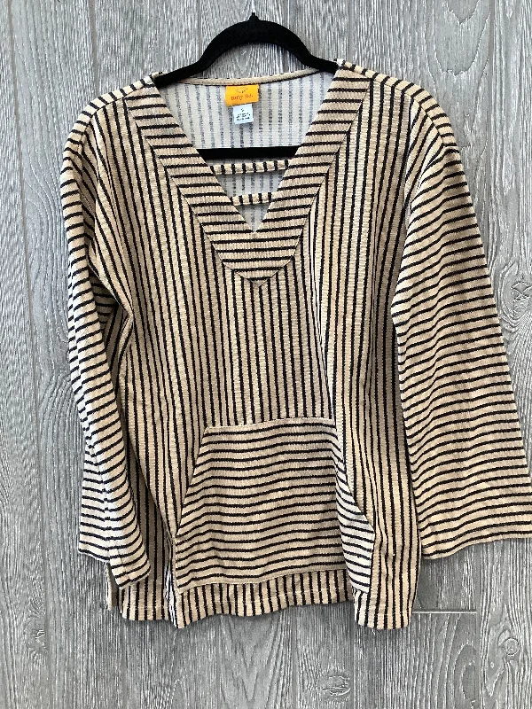 Top Long Sleeve By Ruby Rd In Striped Pattern, Size: S