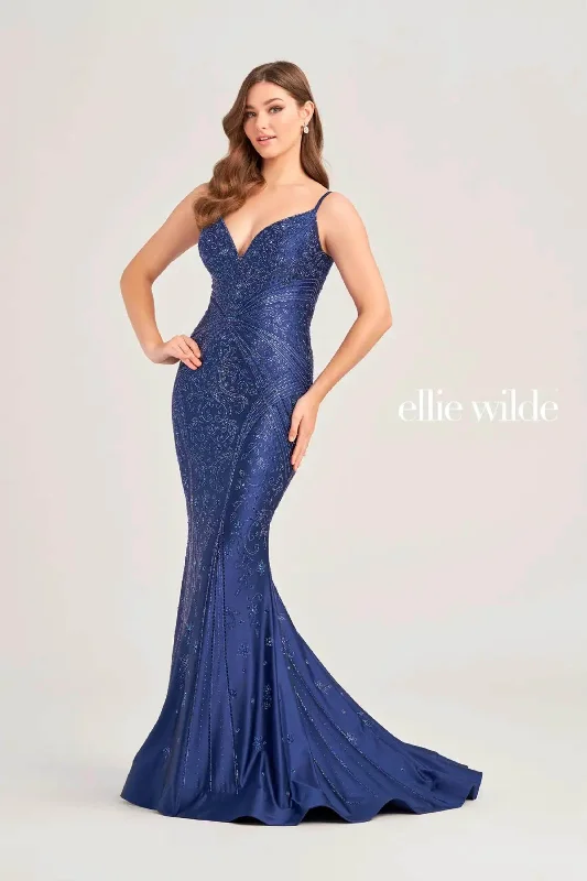 Ellie Wilde EW35002 - Fitted Embellished Evening Dress