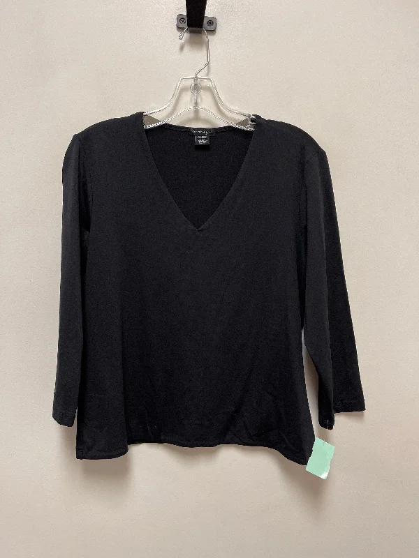 Top Long Sleeve By Clothes Mentor In Black, Size: L