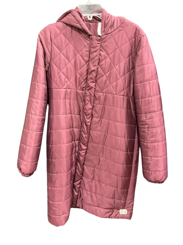 Coat Puffer & Quilted By Fabletics In Purple, Size: M