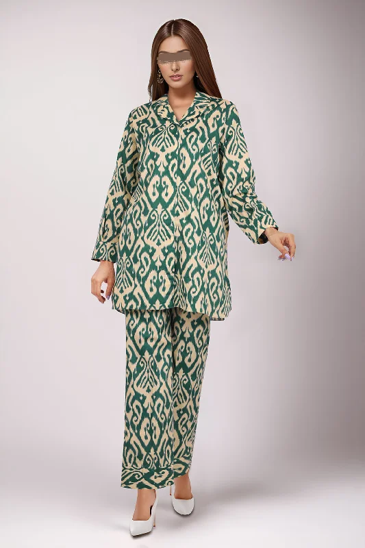 Printed Cambric Stitched 2 Piece (Shirt/Trouser)