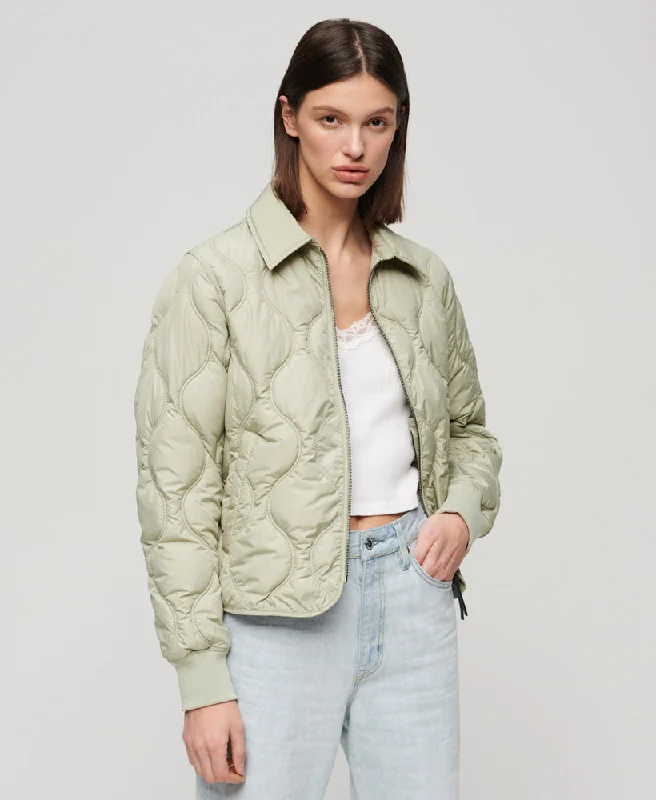 Studios Cropped Liner Jacket | Sulphine Olive Green