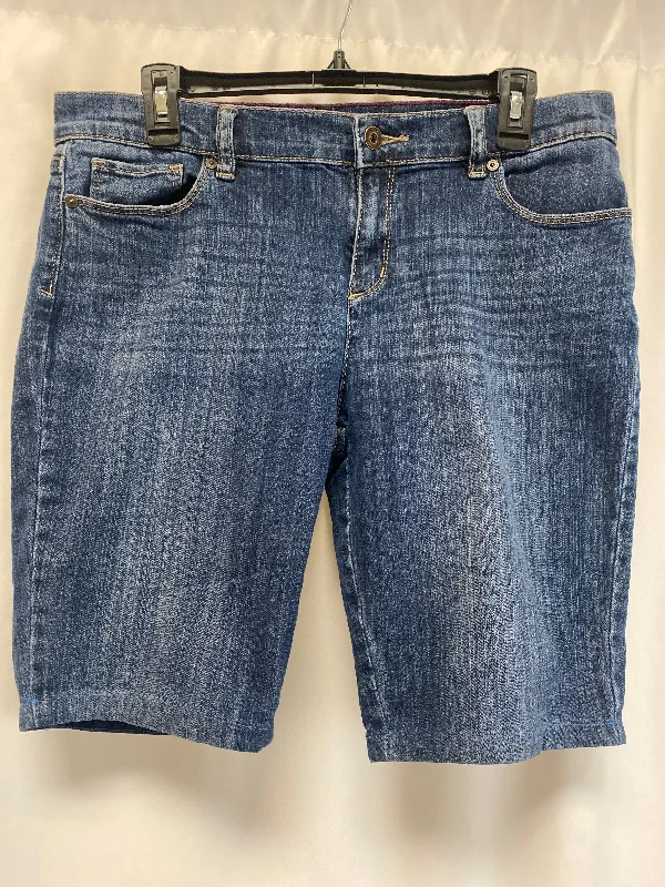 Shorts By Liz Claiborne In Blue Denim, Size: 10