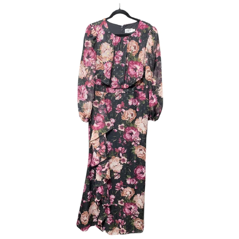 Dress Casual Maxi By Eliza J In Floral Print, Size: 14