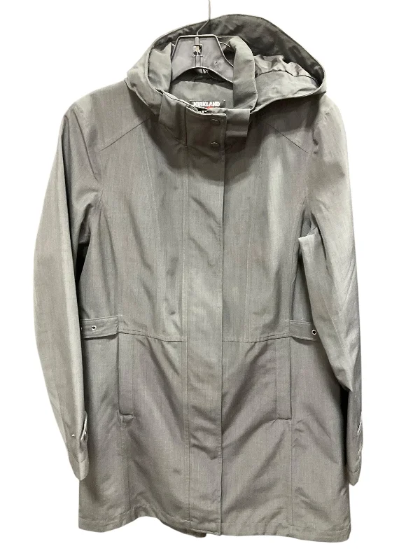 Coat Parka By Kirkland In Grey, Size: S