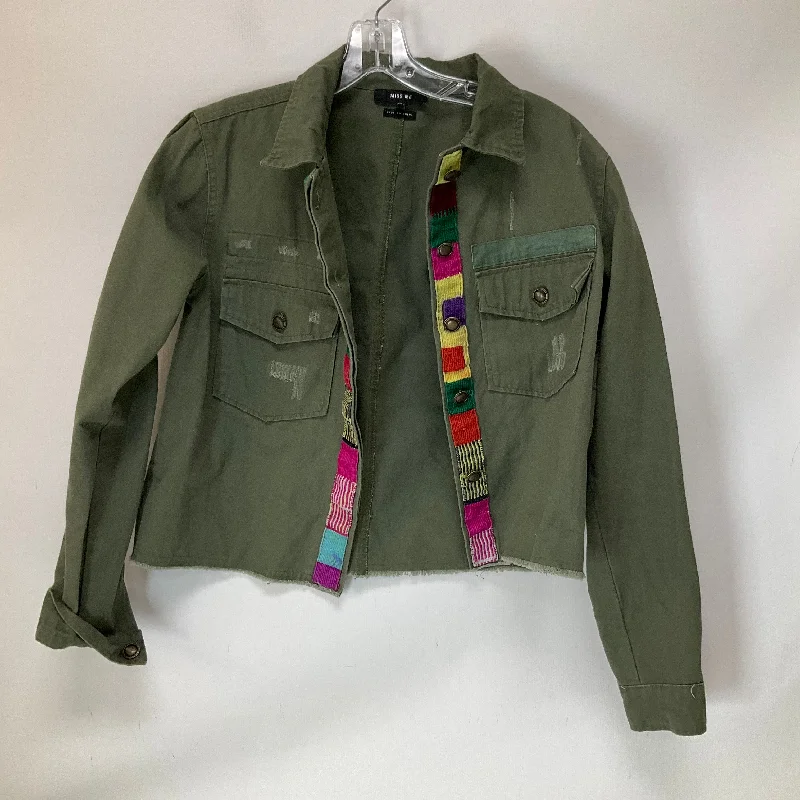 Jacket Utility By Miss Me In Green, Size: Xs