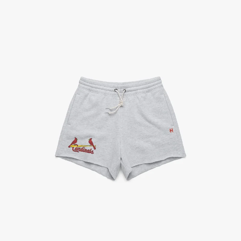 Women's St. Louis Cardinals Jersey Logo '99 Sweat Shorts