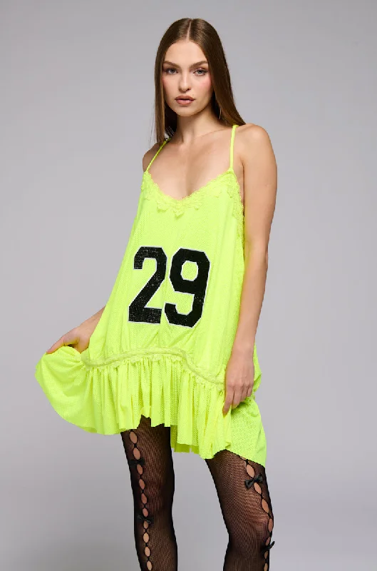 PUT ME IN COACH JERSEY MINI DRESS