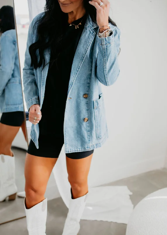 Rhea Denim Blazer