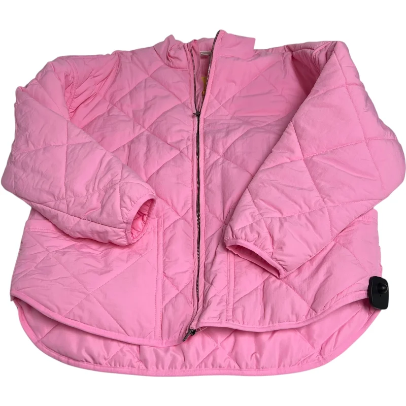 Jacket Puffer & Quilted By All In Motion In Pink, Size: Xl