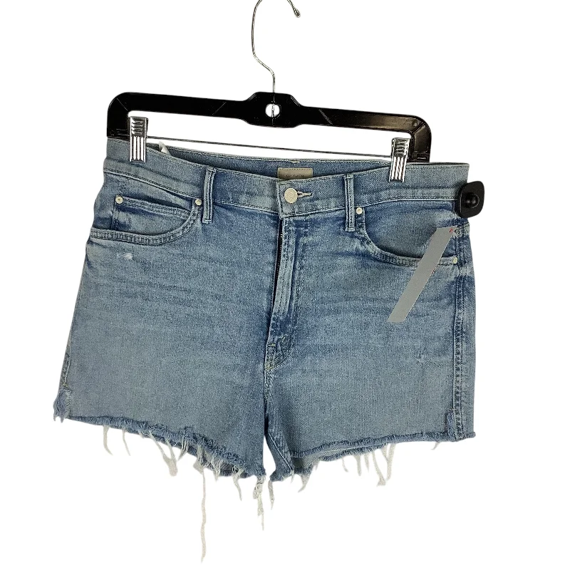 Shorts Designer By Mother In Blue Denim, Size: 10 (31)