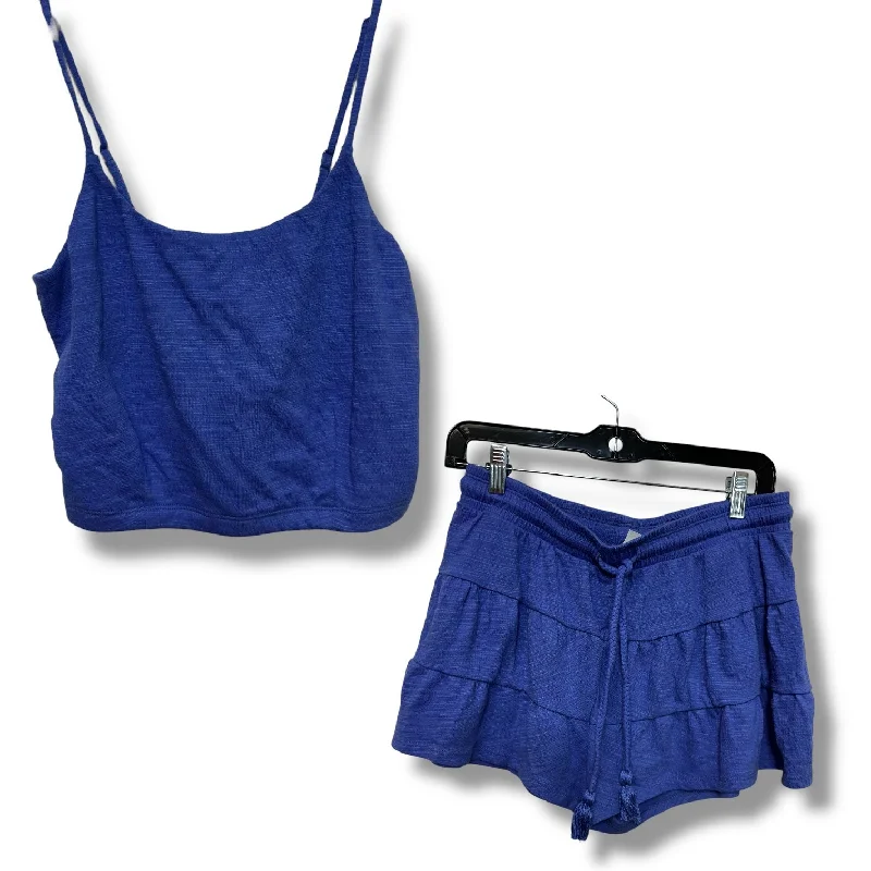 Shorts Set By Z Supply In Blue, Size: M