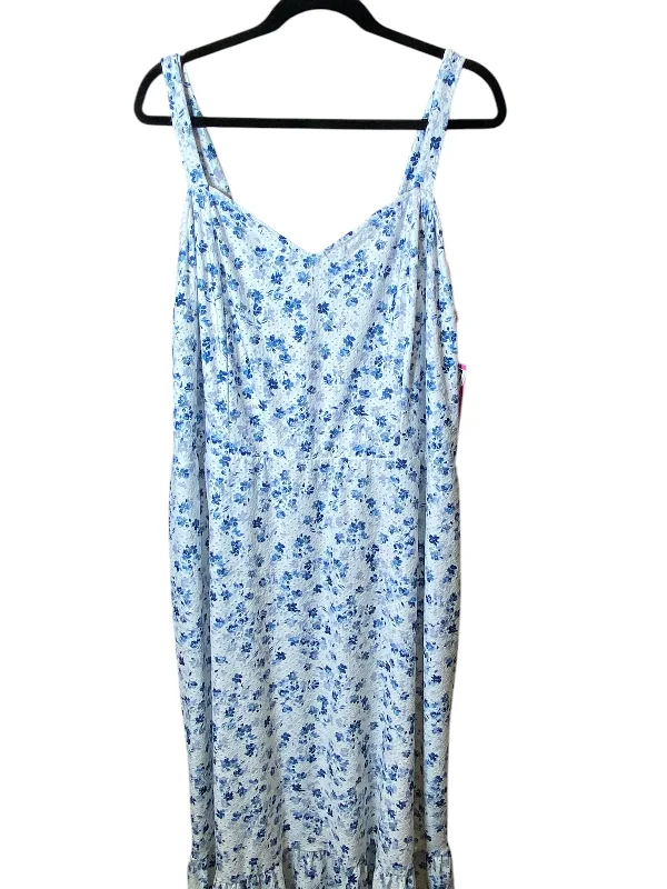 Dress Casual Maxi By Lane Bryant In Floral Print, Size: 22