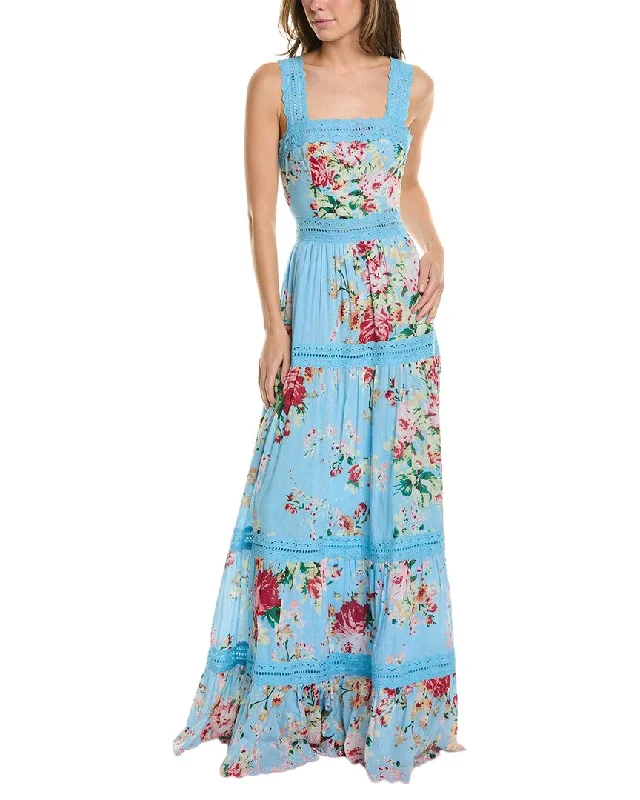 Hemant & Nandita Tiered Maxi Dress