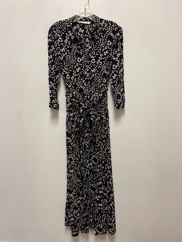 Dress Casual Maxi By Zara In Floral Print, Size: S