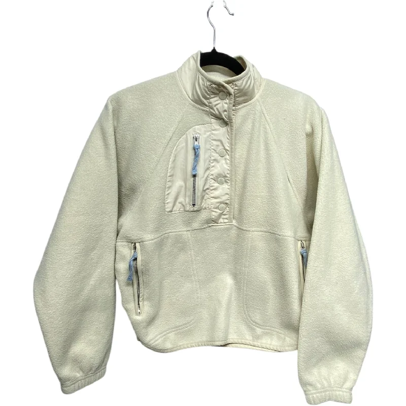 Jacket Fleece By RSQ In Cream, Size: Xxs