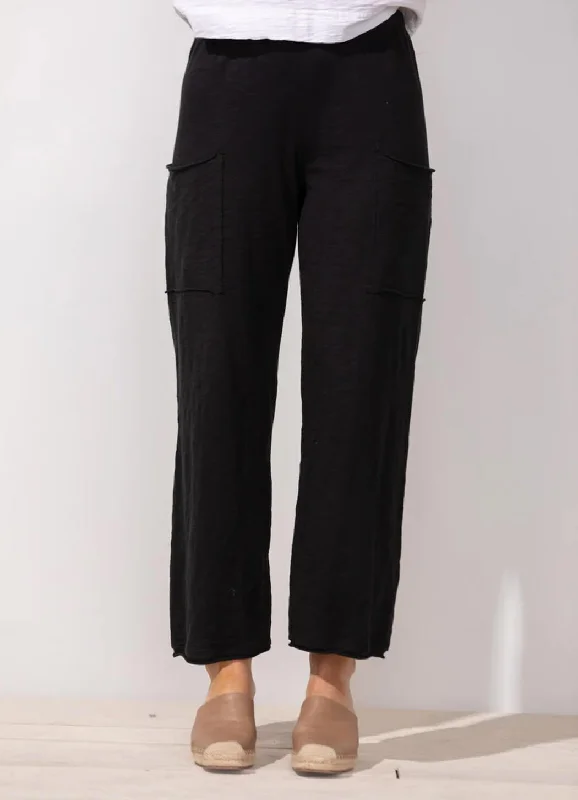 Escape Cotton Slub Pocket Flood Pant