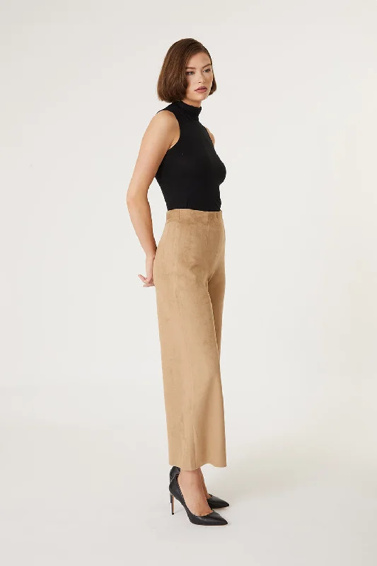 Fiona Faux Suede Wide Leg