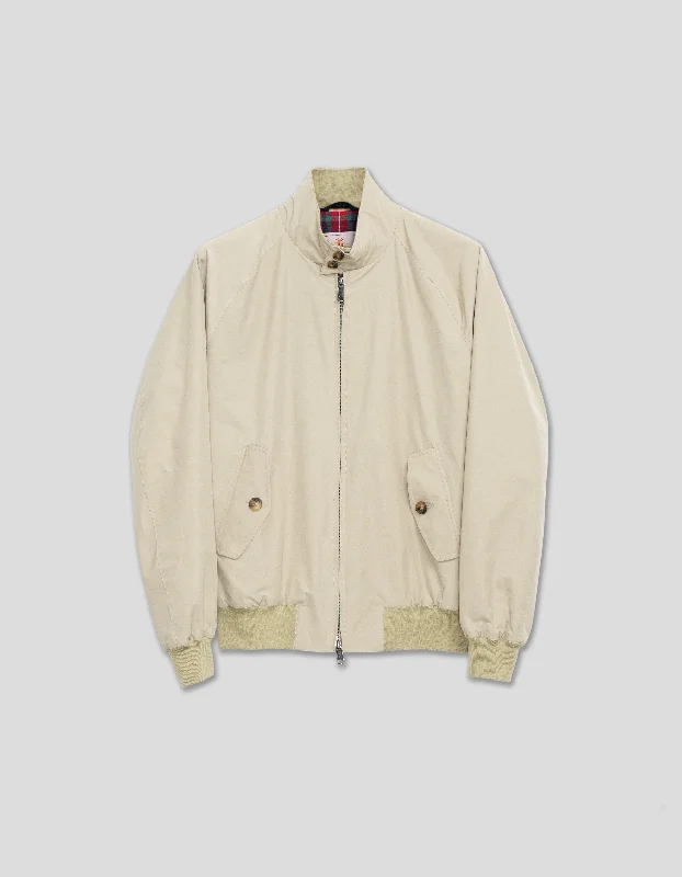 BARACUTA G9 HARRINGTON JACKET - NATURAL