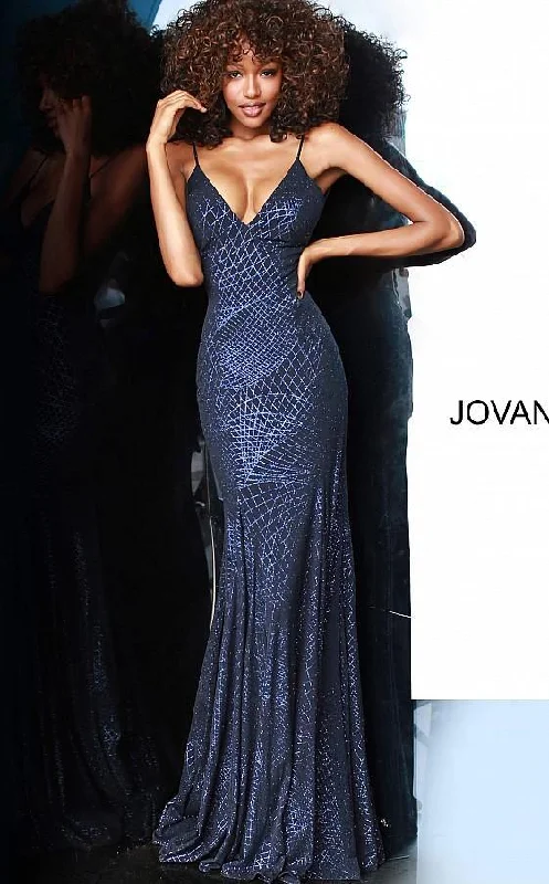 Jovani 1120 Prom Long Glitter Formal Fitted Dress