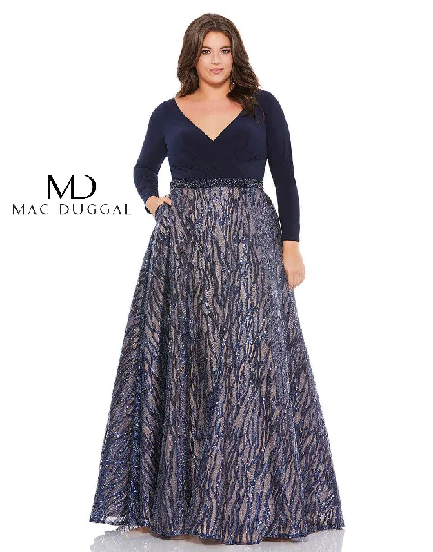 Mac Duggal 67765 Long Plus Size Formal Gown Sale