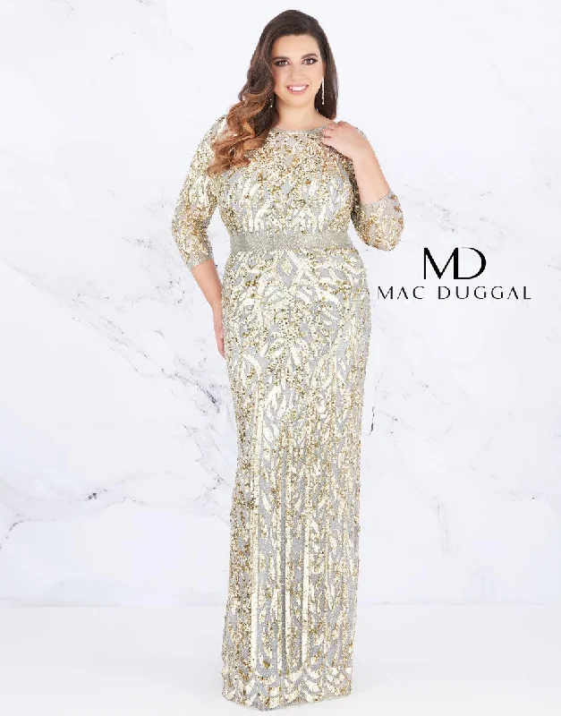 Mac Duggal Prom Long Dress Formal Plus Size