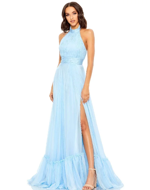 Mac Duggal Prom Long Halter Chiffon Dress Sale