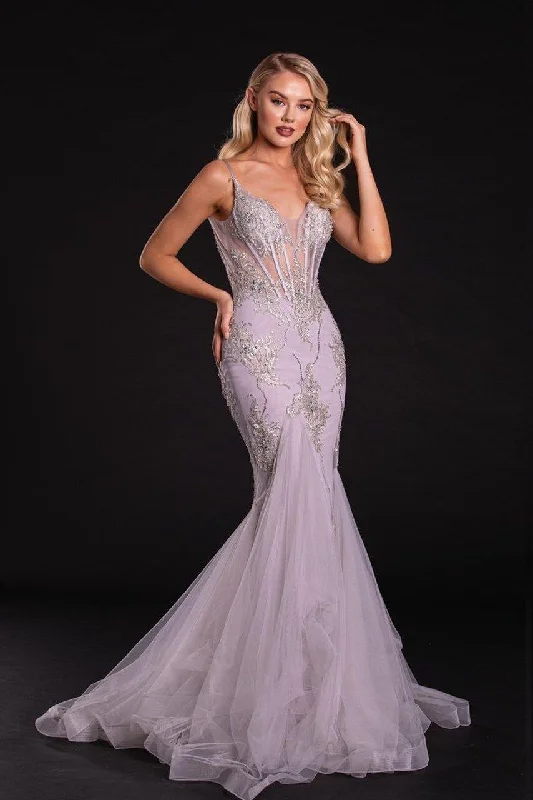 Portia And Scarlett 21104 Long Mermaid Gown