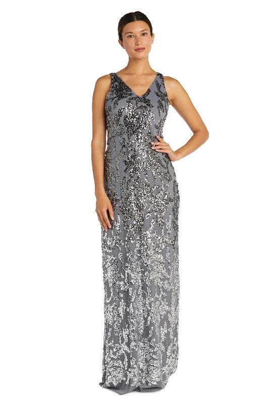 R&M Richards 9131 Long Sleeveless Formal Ombre Gown Sale