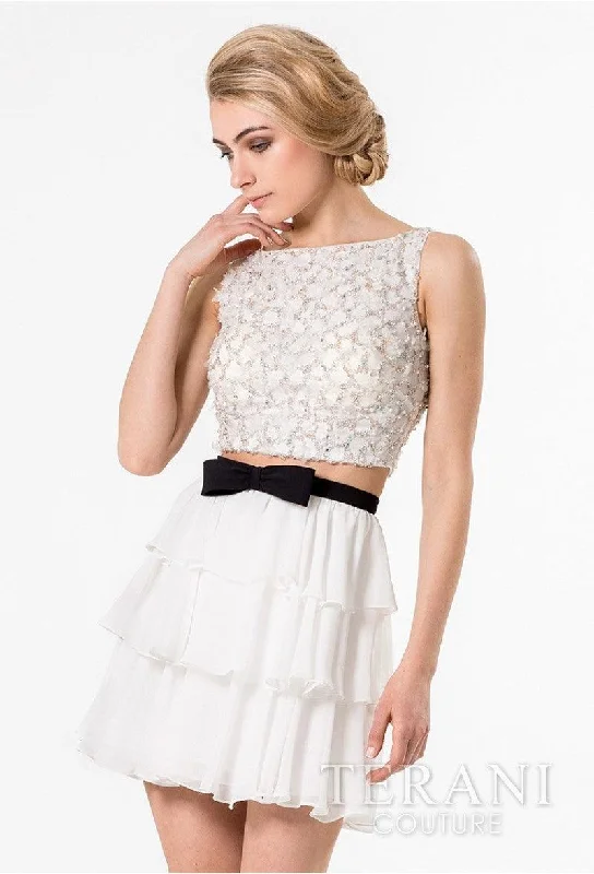 Terani Couture 1521H0059A Two Piece Short Prom Dress