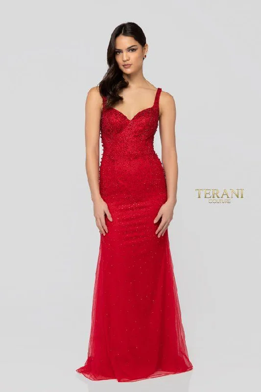 Terani Couture 1912P8438 Long Formal Prom Dress