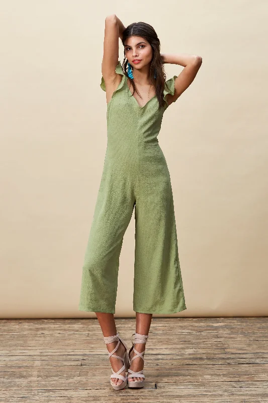 Pixie Jumpsuit in Khaki